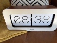 Karlsson Flip Clock Solid Wood