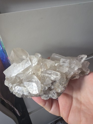 Large natural clear quartz - clear,