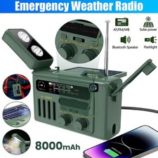 Solar Radio Hand Crank
