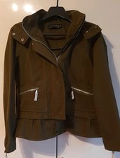 ZAPA Woman Khaki Green Hooded