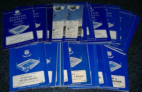 Everton programmes - everton,