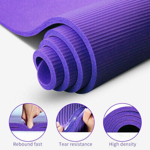 Extra thick yoga mat gym - yoga,
