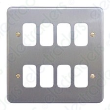 MK Albany Plus Chrome Kitchen Grid Control Switch Components Engraved etc