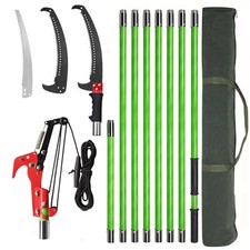 Extendable Telescopic Tree Pruner Manual Pole Saw Garden Branch Cutter Lopper