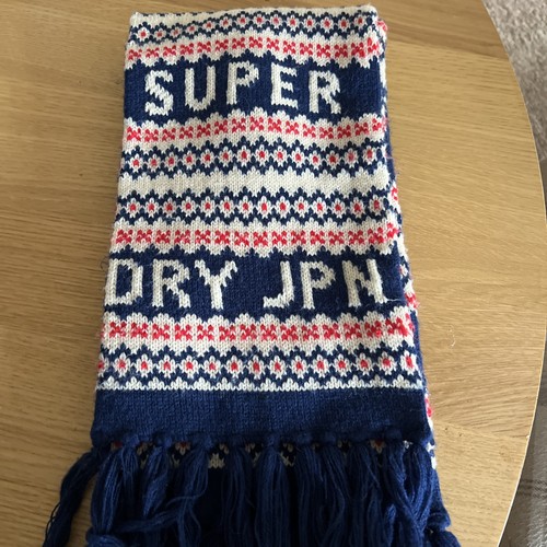 Superdry wool scarf chunky - superdry,