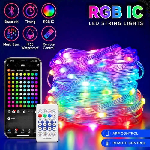 Led strip lights usb 20m - strip,