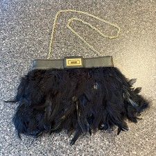 JustFab Black Feather Evening