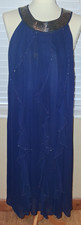Navy Blue Beaded Occasion