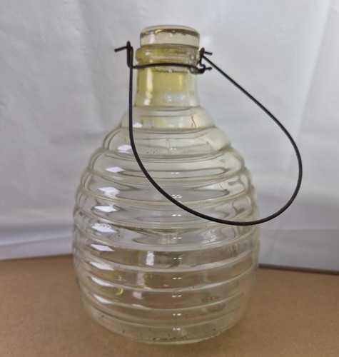 Vintage ribbed glass wire - vintage,