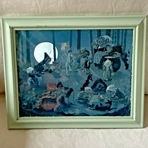 Vtg framed janet grahame - vtg,