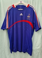 france football Shirt  vintage 2007-2008 adidas 2xl blue 620139