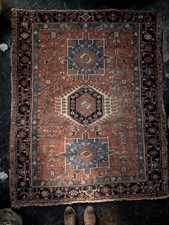 Antique Heriz Karaja Rug