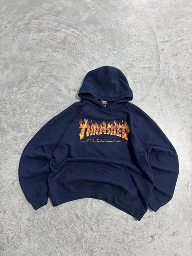 Y2k thrasher magazine flame - y2k,