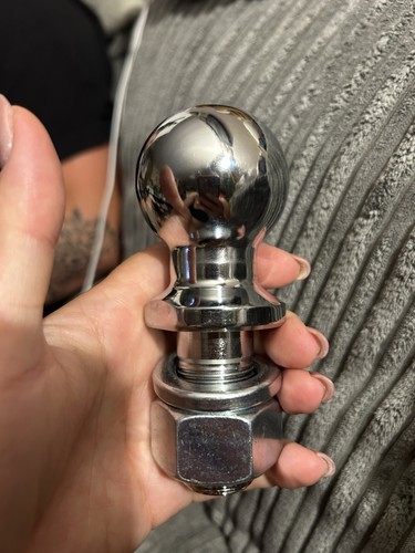 Ball hitch tow chrome - ball,