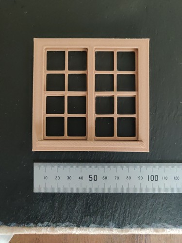 Working double window frame - 1,