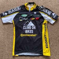 Vintage Impsort Land Rover Continental Cycling Jersey Mens Size Medium