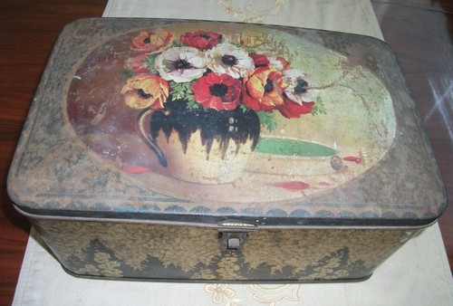 Vintage confectionery tin - confectionery,