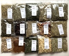 Set Of 10 Witch's Apothecary Herbs For Witchcraft, wiccan, pagan, spells.