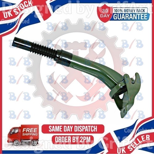 Metal jerry can spout - metal, pouring