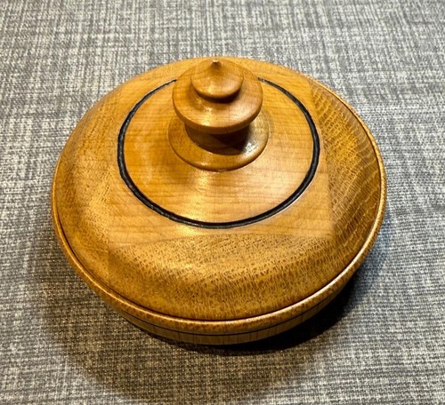 Vintage turned treen wooden - turned,