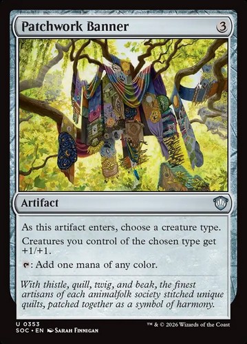 Mtg patchwork banner soc - mtg, ~