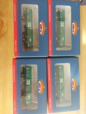 Bachmann 38-095B OO Gauge PNA Ballast/Spoil 5 Rib Wagon Railtrack Rake Of 4