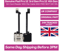Genuine Pad Pro 11" 3rd Gen Pro 11" 4th Gen Sim Card Reader With Flex Cable