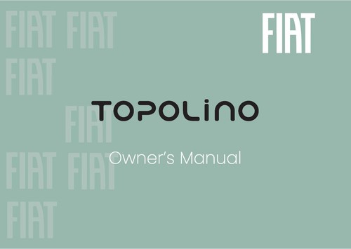 Fiat topolino owners handbook - topolino,