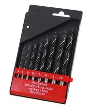 8 Piece Wood Drill Bit Set In