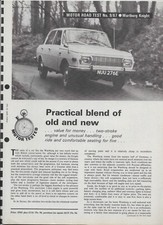 1967 Wartburg (353) Knight: Motor road test + 1968 estate car supplementary test
