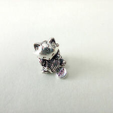 Pandora Kitten & Ball Charm Sterling Yarn Silver