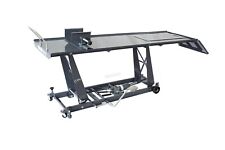 Bike Lift 800lb Hydraulic Motorcycle Motorbike Repair Ramp Table Bench Wheels