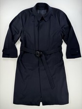 BRIONI Cashmere Overcoat Uk42R IT52R Blue 100% Cashmere HARRODS MADE IN ITALY