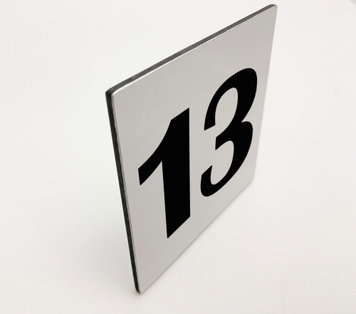Number aluminum sign mm - number,