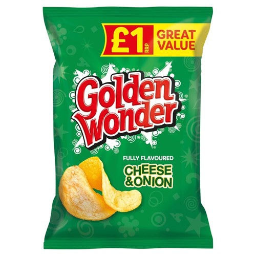 Golden wonder cheese - golden, onion