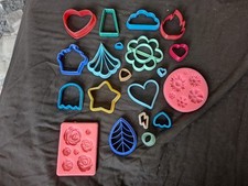 Sweet Of 20 Random Polymer Clay Cutters And Molds Set 15