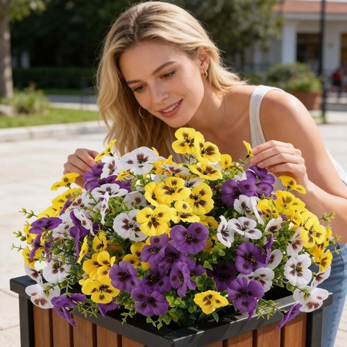 Bunches artificial flowers - 30,