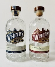 Pair Of Whitby Gin Bottles -
