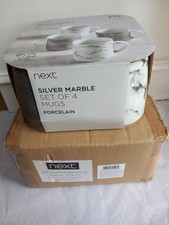 Set of 4 Marble Effect Tea