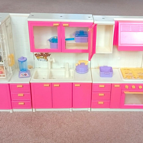 Barbie dollhouse kitchen - dollhouse,