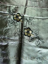 1940 S Vintage Satin Bedspread Bed Throw