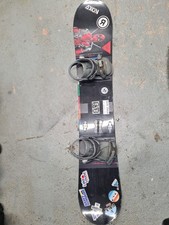 Flow all mountain snowboard. Ride bindings 155cm