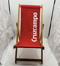 Cruzcampo Deckchair. Hardwood