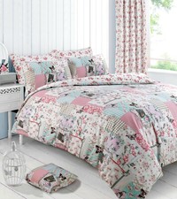 Floral Patchwork Pink Duvet