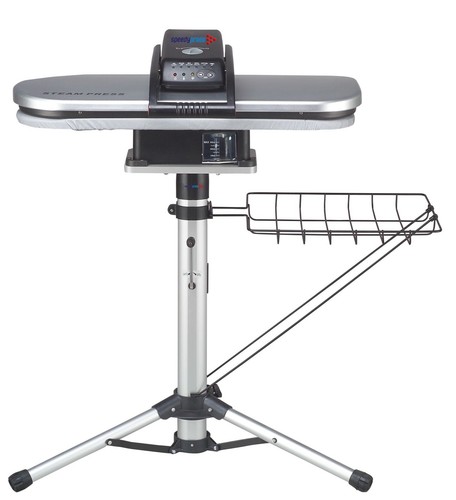 Silver steam ironing press - steam,