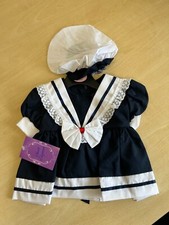 Baby Girl Dress and Hat Set