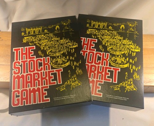 Board game the stock market - board,