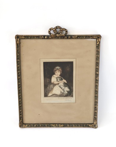Antique mezzotint after - antique, joshua