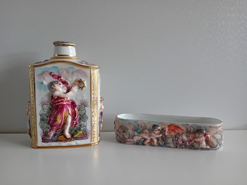 Antique porcelain flask - antique,
