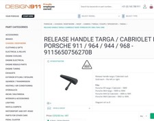 Porsche 911 964 Targa Roof